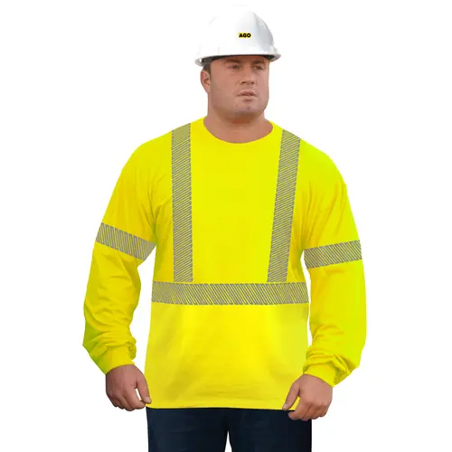 AGO HV169 - Oratex ARC/FR Long Sleeve T-Shirt - High-Vis Yellow