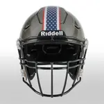 Patriotic Stars & Stripes American Flag Football Helmet Stripes 