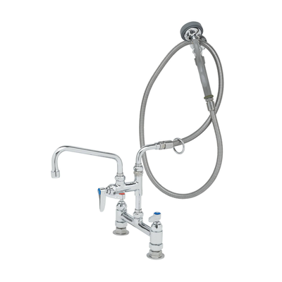 T&S Brass B-0175-05 Pre-Rinse Unit 8" Deck Mount Base
