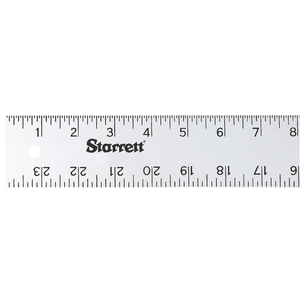 STARRETT ASE-24 Straight Edge Aluminum Rule - 24'' English