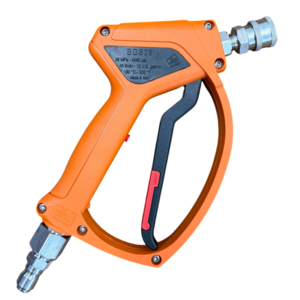 MTM Hydro Easy Hold SGS28 Light Orange Spray Gun w/ SS QC Fittings