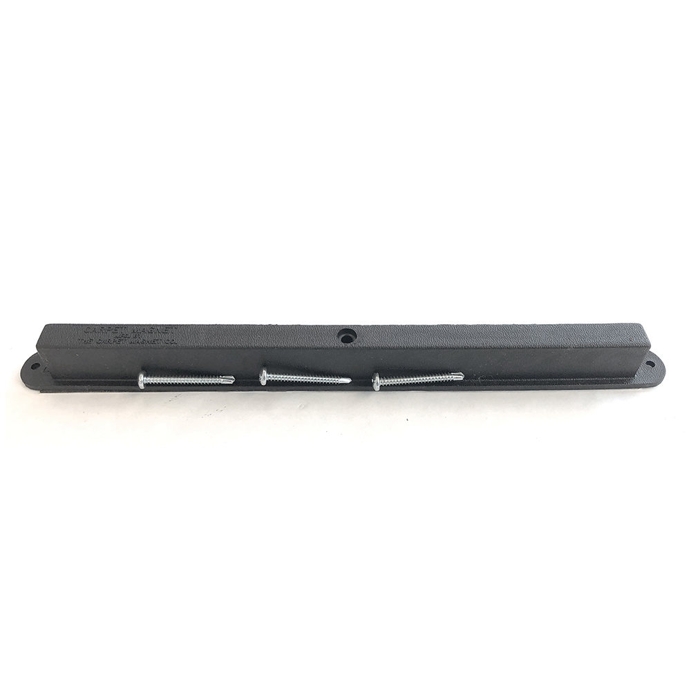 Magnet,12"W/Self Tap Screws Black