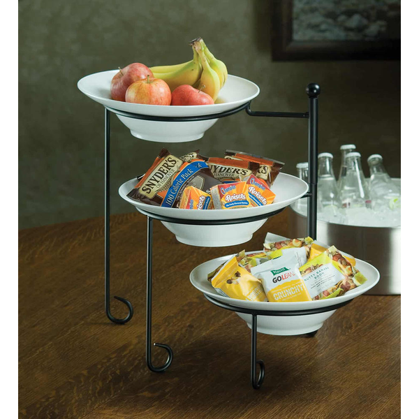 Round Three-Tier Foldable Stands