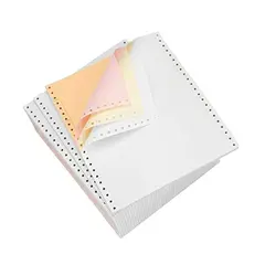 9.5 X 11" 4-PART CARBONLESS WHITE/CANARY/PINK/ GREEN CONTINUOUS FEED FORMS, 900/CS  951324