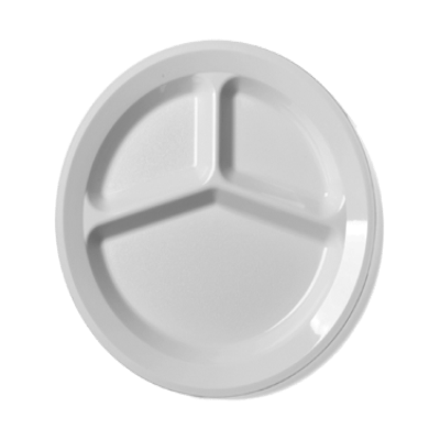 Cambro 93CW148 Camwear Plate 3-Compartment