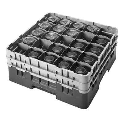 Cambro 25S434167 Camrack Glass Rack with 2 Extenders