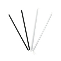 FSE MPP784BJW ∙ WRAPPED PAPER STRAW 7.75" BLACK JUMBO 8 BOX/400 3200/CS