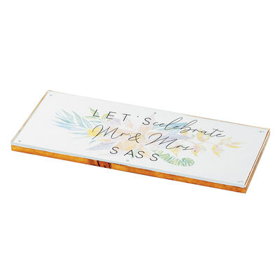 Cal-Mil 22049-208-99 20"W x 8"D x 1"H Madera Serving Tray