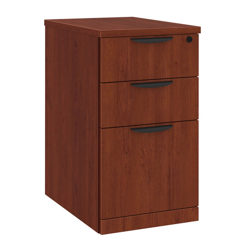 Classic Locking Mobile Pedestals - 3 Drawer in Cherry