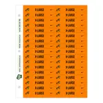 Shelf ID Adhesive Sticker Sheets
