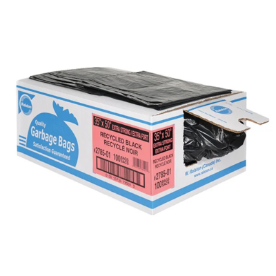 Garbage Bags - Black - 35" x 50" - Extra Strong
