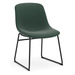 36241GREENF0354 - ZEST GUEST CHAIR- DARK GREEN