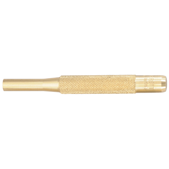 STARRETT B565H Brass Drive Pin Punch, 5/16" Diam X 4" L
