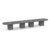 20' Classic Boat Shape Conference Table with Cube Base - Newport Gray