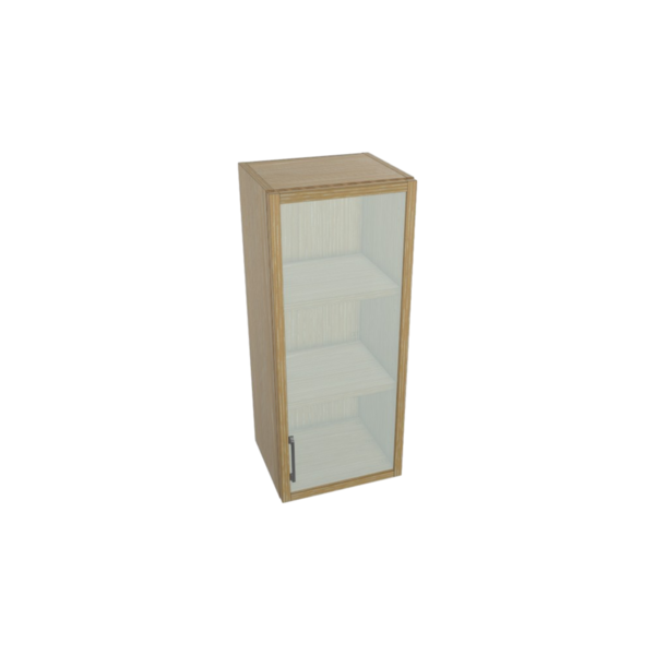 Empire Glass Door Wall Cabinet Kit - 15”x 36” X 13”