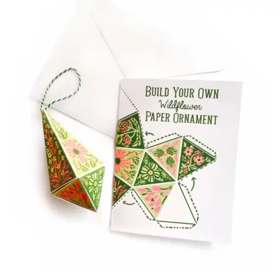 Build Your Own Paper Ornament Card