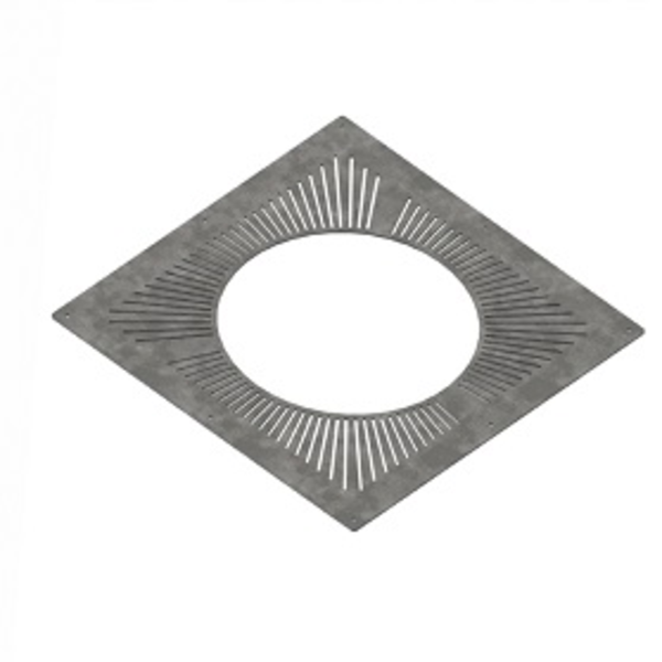 203mm Vent Top Plate M/S HT-S - (To Suit 6" TW)