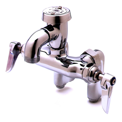 T&S Brass B-0670-POL Service Sink Faucet 2-1/4" to 8-1/4" Adjustable Centers