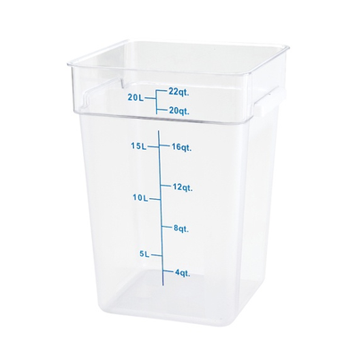 Winco PTSC-22 22 Qt. Storage Container
