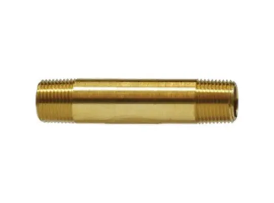 3/4 X 1-1/2 YELLOW BRASS NIPPLE