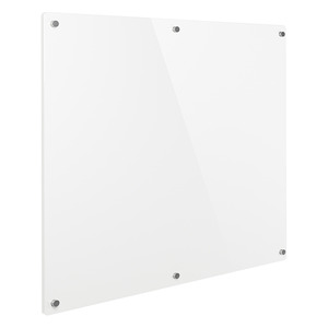 GBM3648WHITE 36"x48" MAGNETIC GLASS DRY ERASE BOARD
