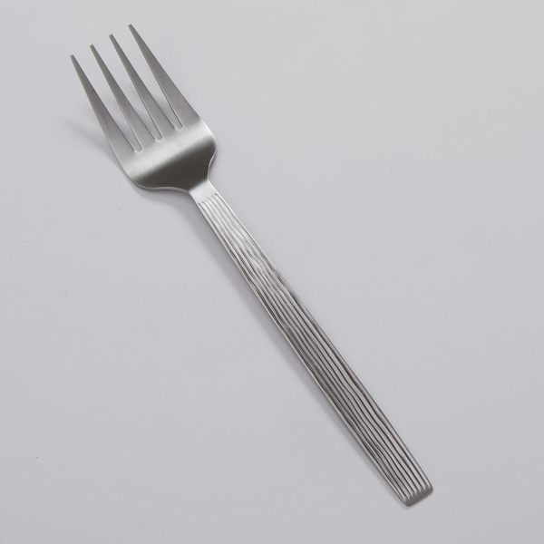 Wavy Aged Stainless Steel Hammered Buffetware