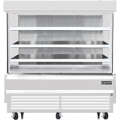 Everest EOMV-72-W-28-S Open Air Merchandiser 6 Shelves, 115v, NSF - 19 cu. ft.