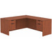 CLALD2035- Classic L-Shape Desk 60" W x 30" D with 42" Return and 2 Box/File Pedestals- Cherry