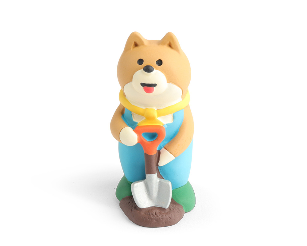 Figurine Dog Farmer