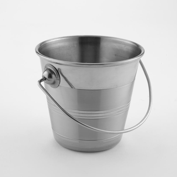 Mini Dual Finish Stainless Steel Pail