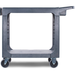 Carlisle UC194023 40" x 19" Grey Utility Carts 
