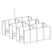 WEBBTYP12 - 67"H, 6-Pod,  5' x 6' Webb Typical - powered