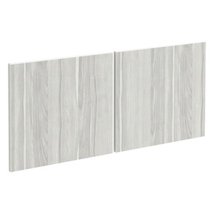  PL44LD - PAIR LAMINATE HUTCH DOORS - Silver Birch