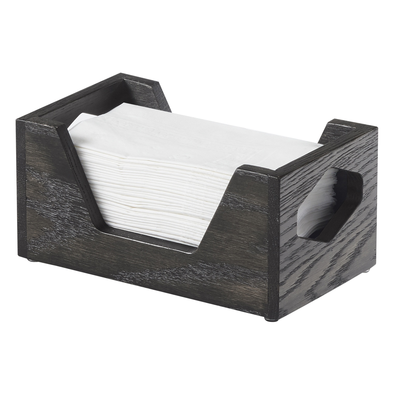 Cal-Mil 3810-87 9-1/2"W x 5-1/2"D x 1-3/8"H Cinderwood Napkin Holder