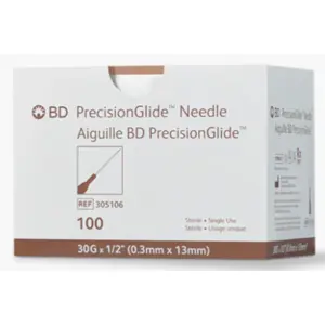 30g, 0.5" Hypodermic Needle