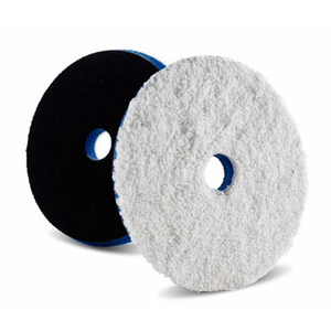 5.5" Heavy Cutting Fiber w/ Blue Foam Heavy Duty Orbital Microfiber Pad