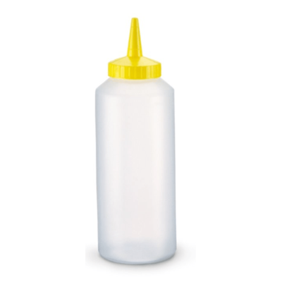 Vollrath 2812-13 Traex Color Mate Clear Squeeze Bottle Dispenser