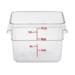 Cambro 12SFSCW135 Camwear 12 qt. Clear CamSquare Containers