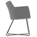 CHK77591GRY4111 - Hady Guest Chair with Cross Sled Base