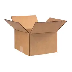 9 X 9 X 6.5" ECT48 DOUBLE WALL CORRUGATED CARTON, 25/BD