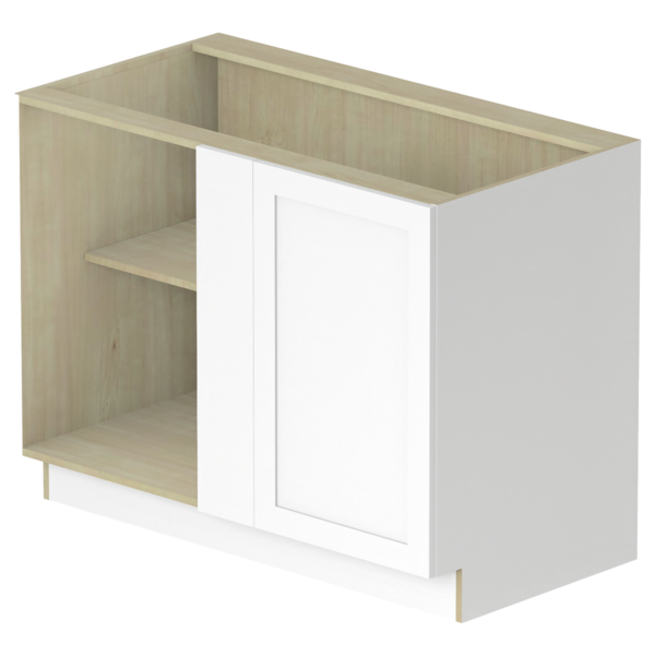 Providence Pure White Box  Blind Corner Base Kit - 42"W X 34 1/2”H X 24”D
