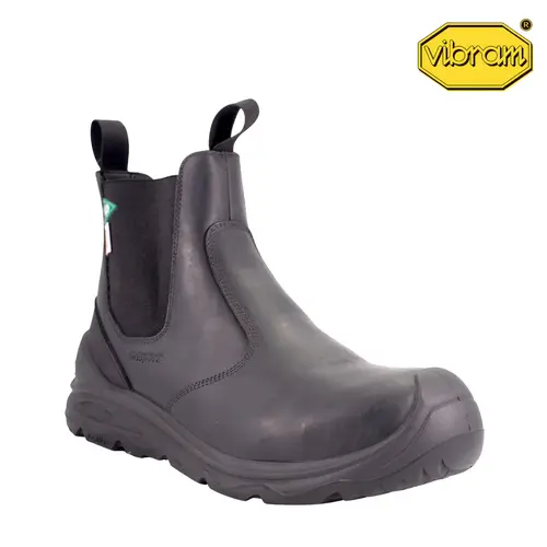 GRISPORT 706295C1 - San Jose Black 6" Slip-On CSA Boot