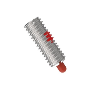 Carr Lane CL-25-SSPN-1 Short Spring Plunger w/ Extended Travel - Stainless Steel w/ Delrin® Nose