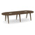 10' Signature Racetrack Conference Table with Wood VA Legs - Modern Walnut Top, Silver Mount, Modern Walnut Base