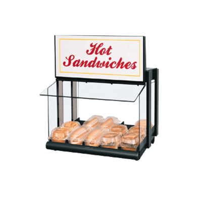 Hatco GRHW-1SGS Countertop Unit With Slanted Heated Base Buffet Warmer