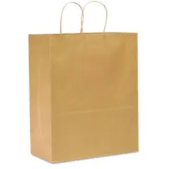 87128 13 X 7 X 17 TWISTED HANDLE PAPER SHOPPING BAG, MART, 250/BA