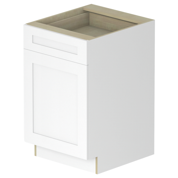 Hampton Pure White Box  Base Kit - Kit - 12"X 34 1/2”H X 24”D