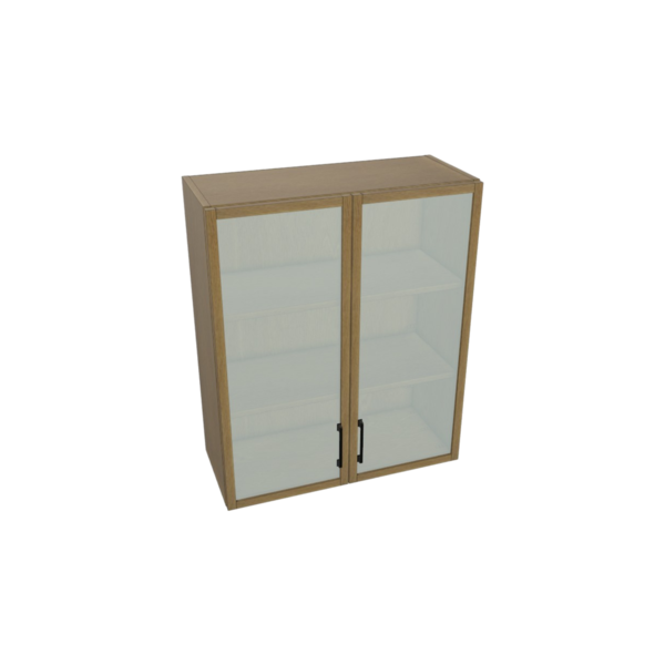 Belmont Glass Door Wall Cabinet Kit - 30”x 36” X 13”