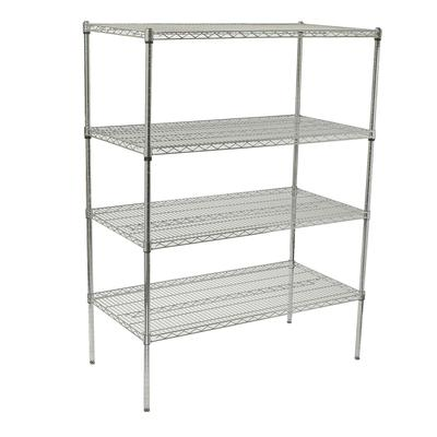 Winco VCS-2436 Wire Shelving Set 24" X 36" X 72" 