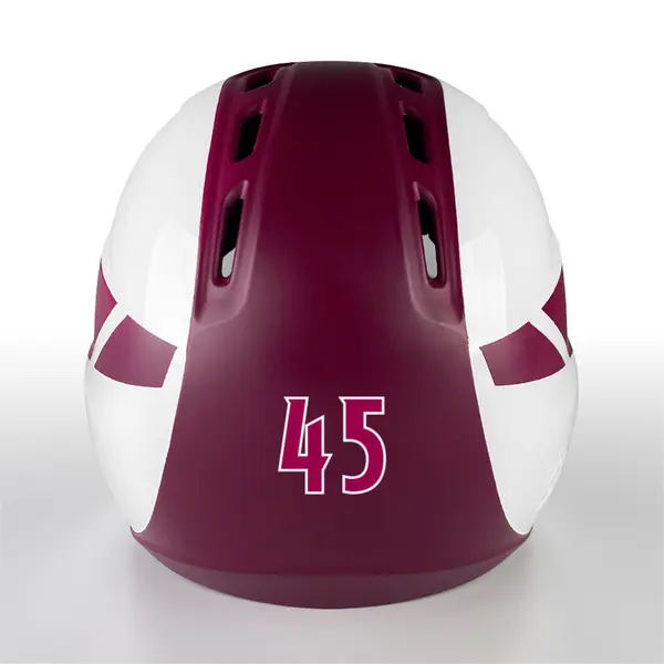 2 Color Custom Font Die Cut Number Decals